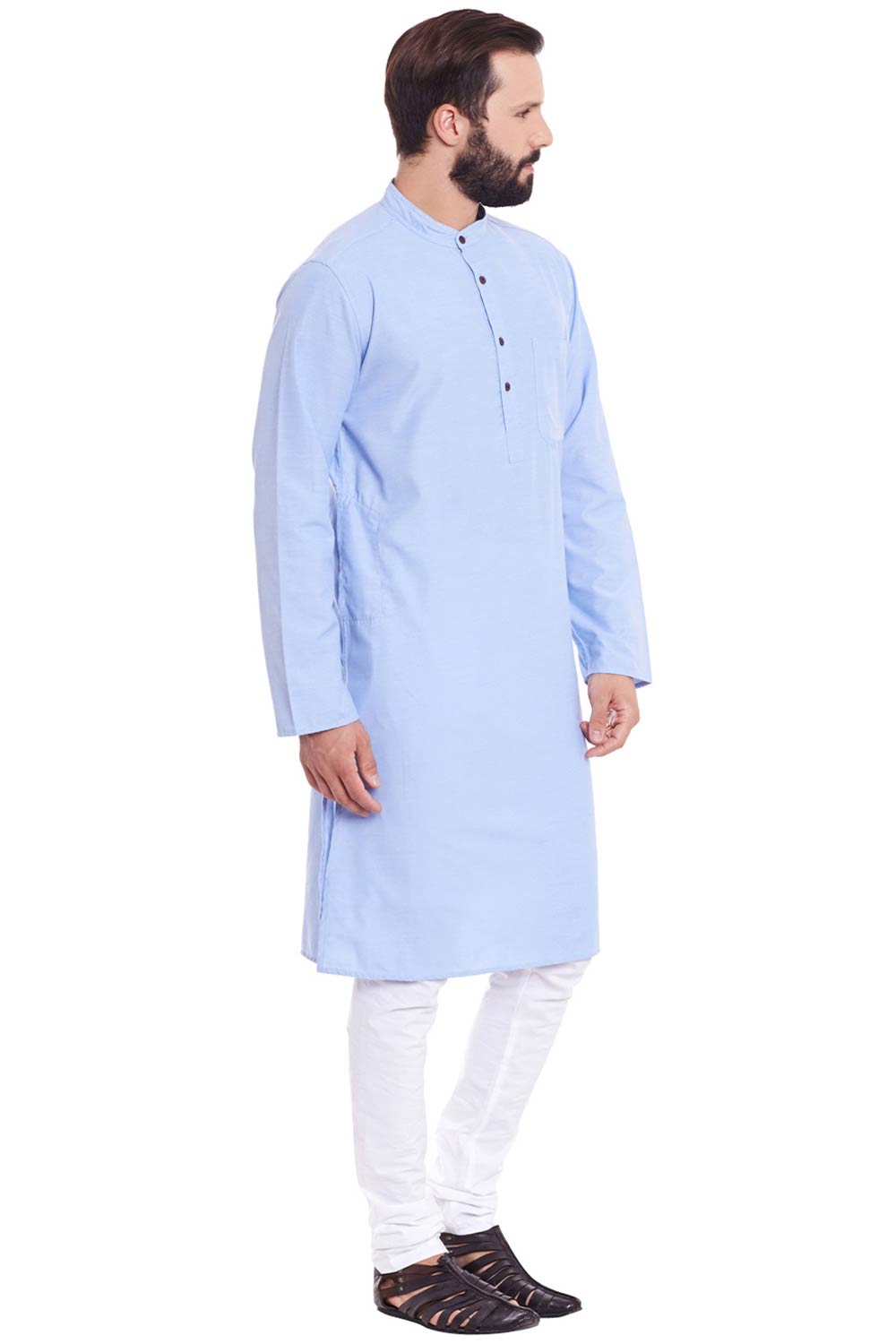 Shop Men's Kurta in Light Blue