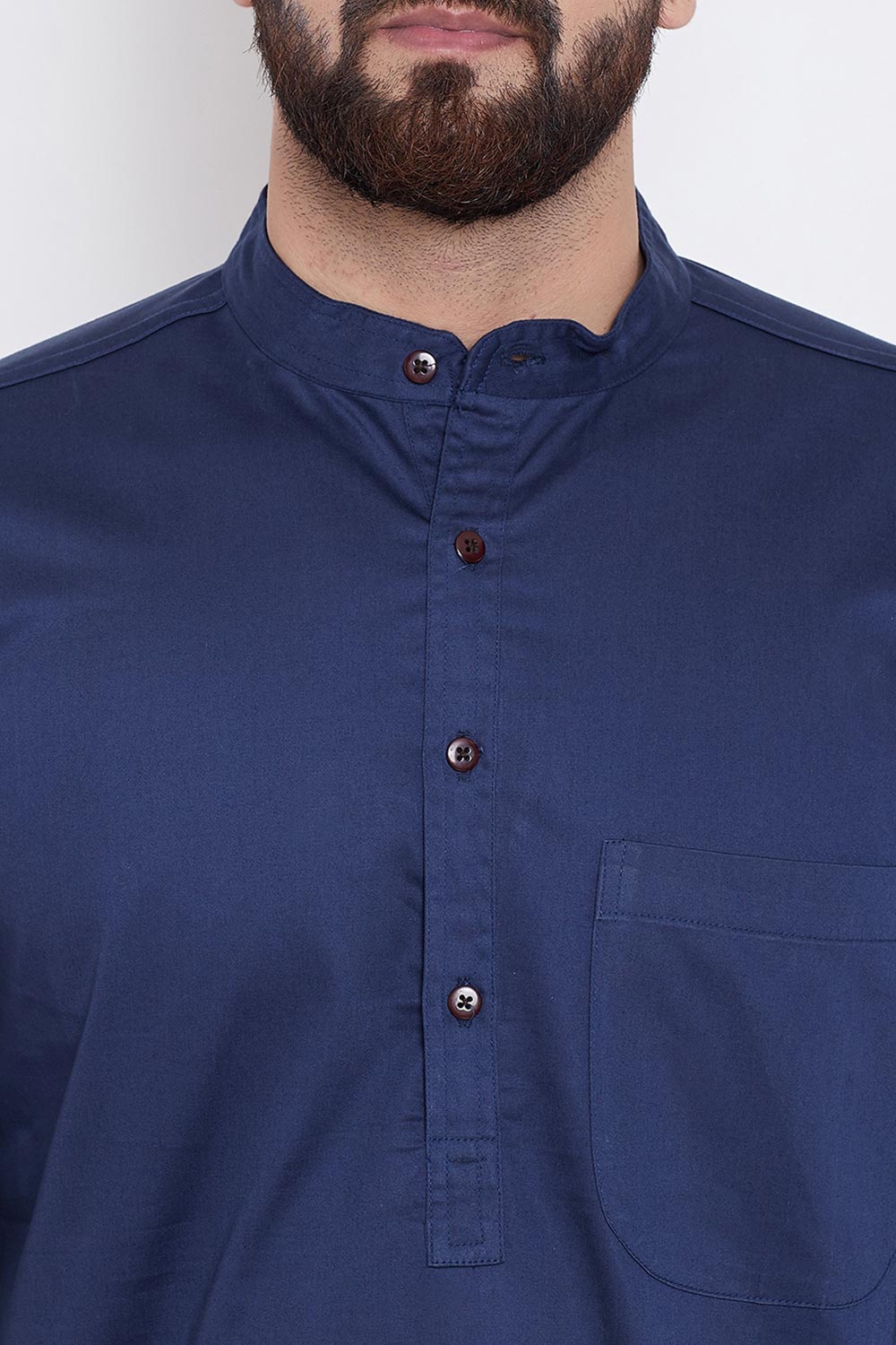 Shop Men's Cotton Solid Kurta Online