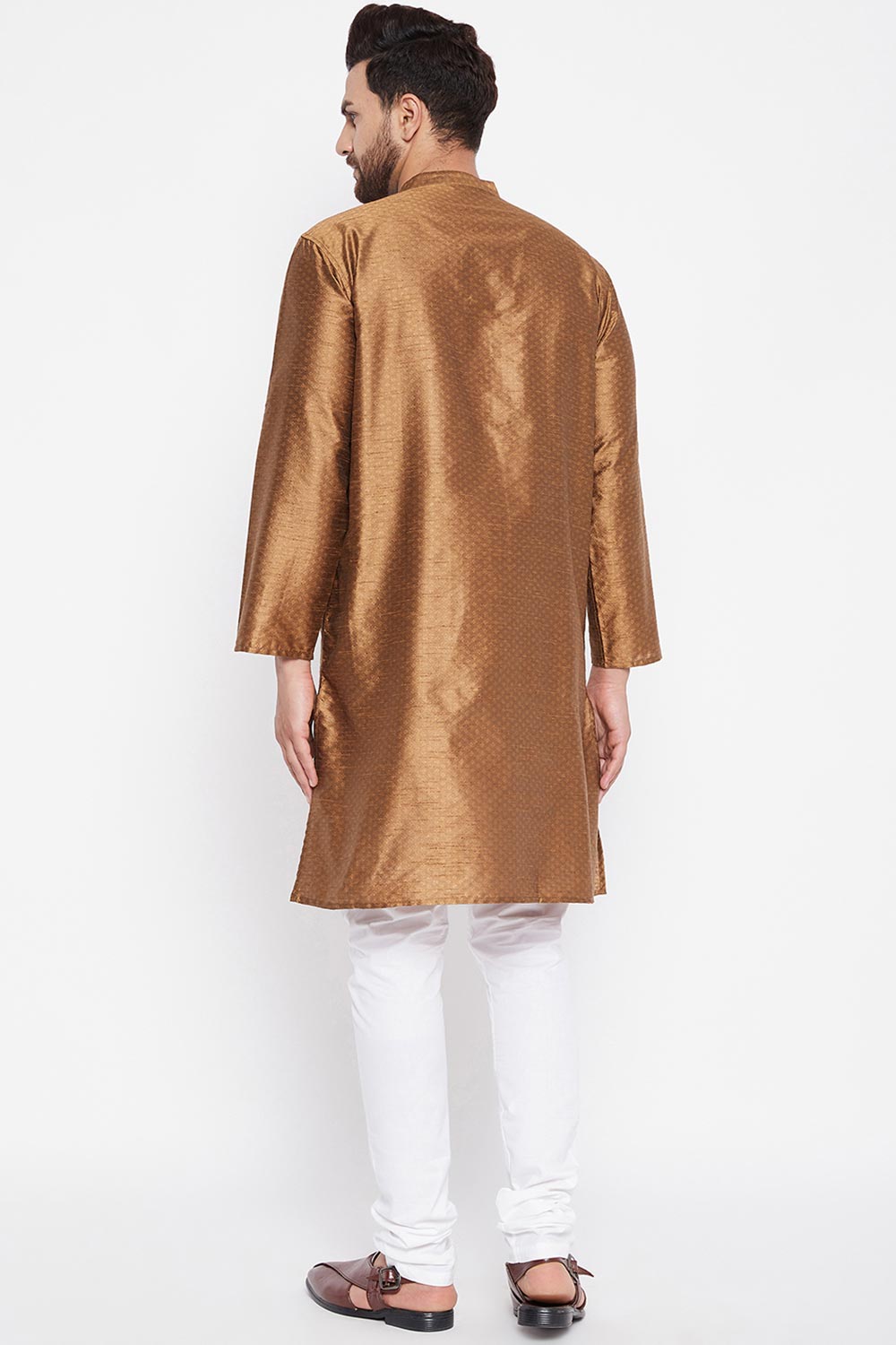 Buy Men's Kurta in Brown Online
