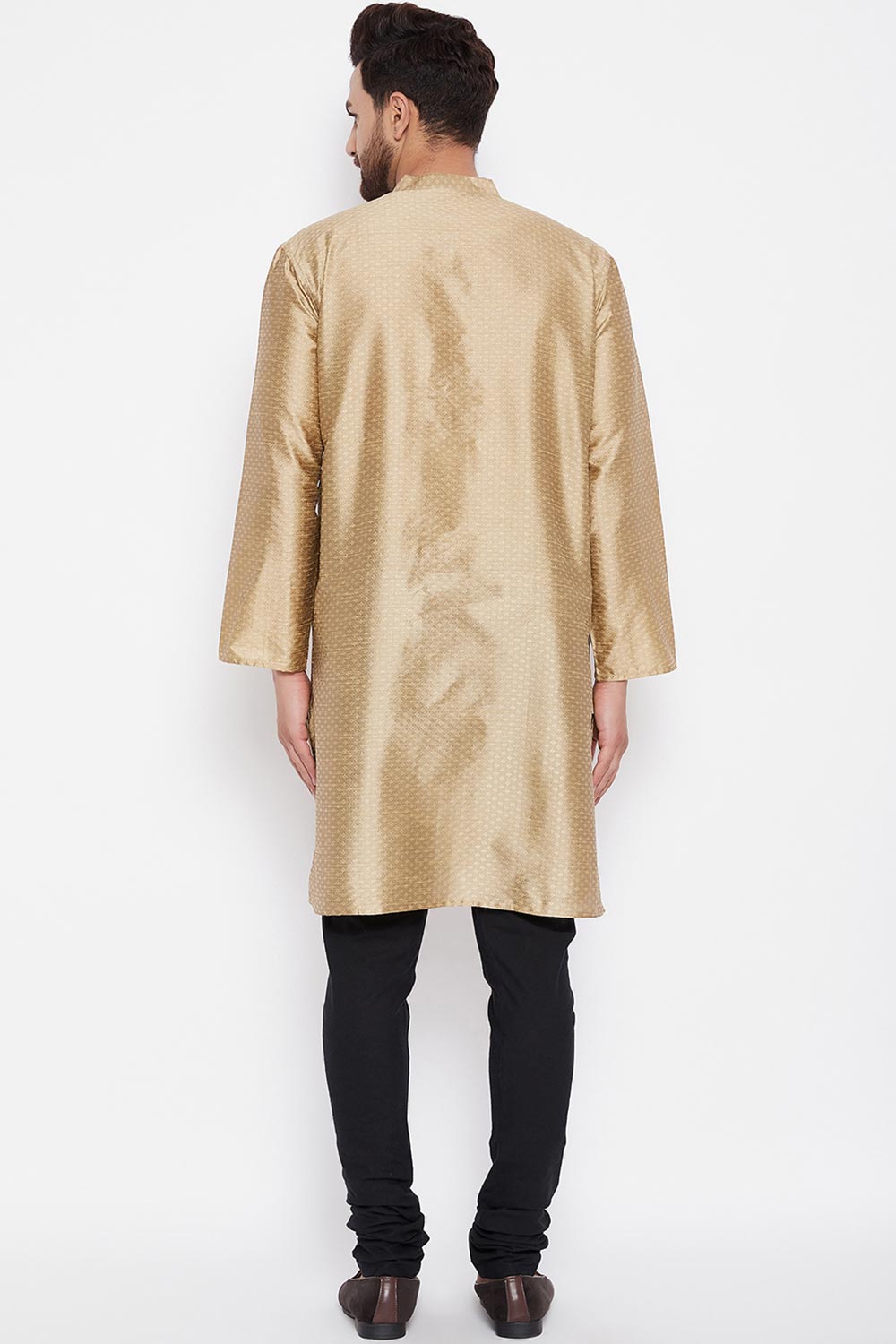 Buy Men's Kurta in Gold Online
