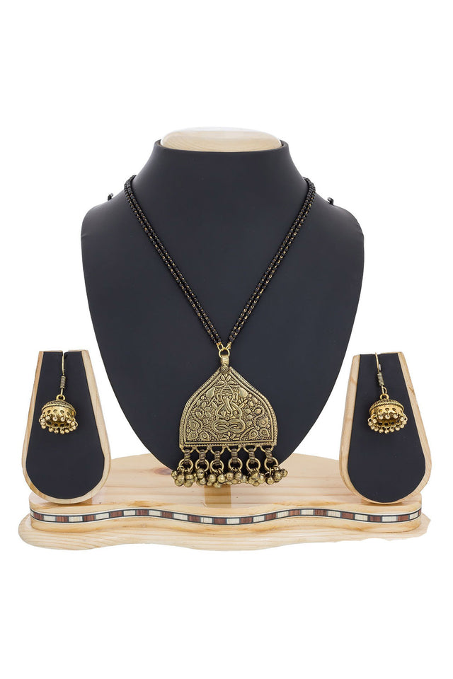 Women's Alloy Mangalsutra In Copper