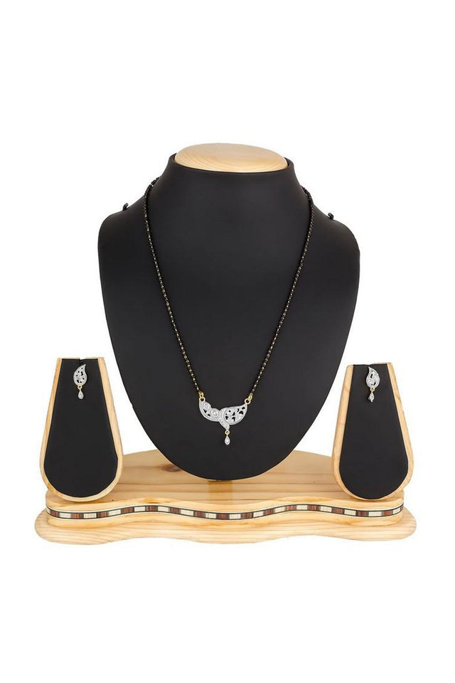 Shop Alloy Mangalsutra For Women's in Gold and Black At KarmaPlace