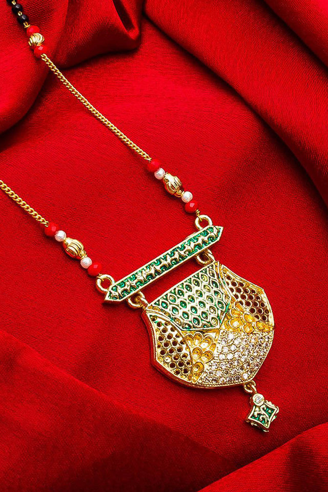 Shop Alloy Mangalsutra For Women's in Gold At KarmaPlace