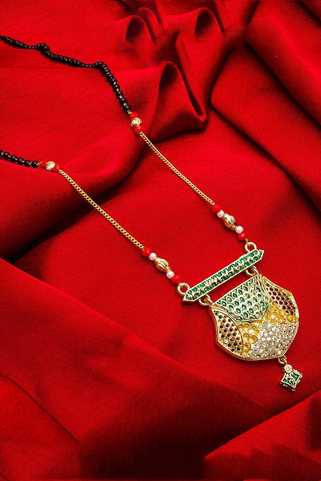 Buy Women's Alloy Mangalsutra in Gold Online