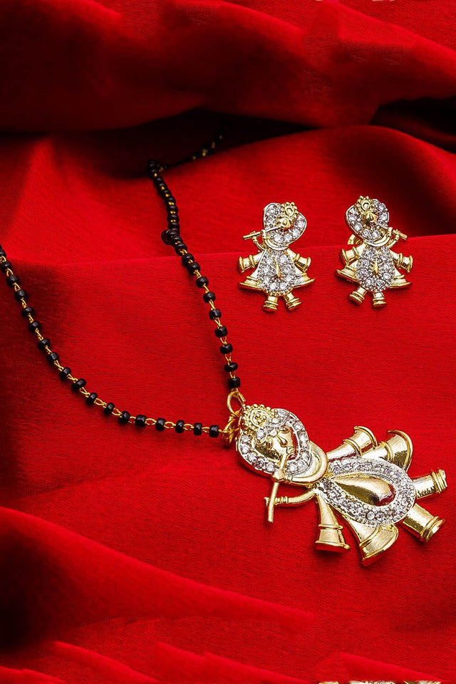 Buy Women's Alloy Mangalsutra Set in Gold and Silver Online