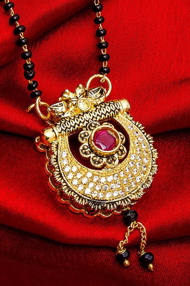 Shop Alloy Mangalsutra For Women's in Gold At KarmaPlace