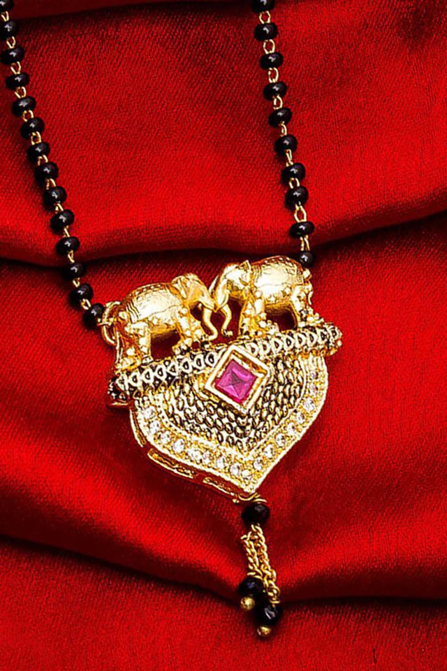 Shop Alloy Mangalsutra For Women's in Gold At KarmaPlace