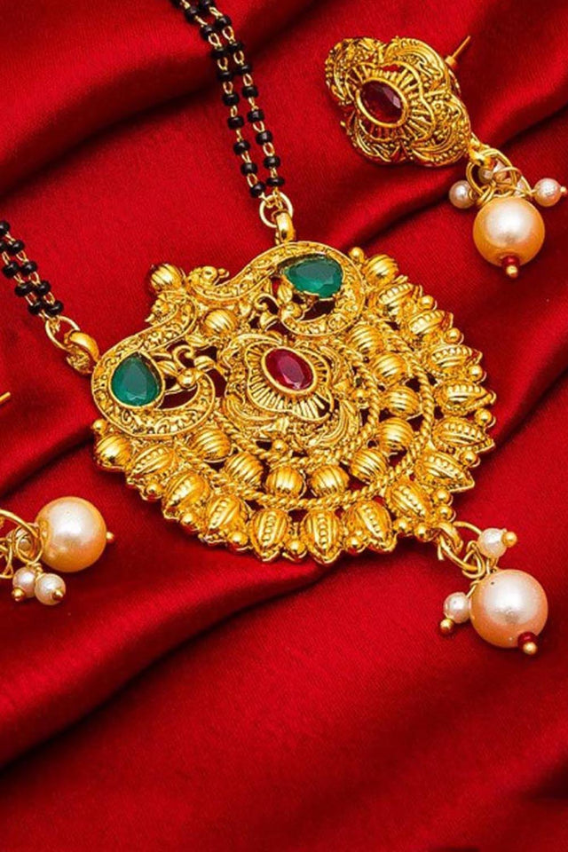 Shop Alloy Mangalsutra For Women's Set in Gold At KarmaPlace