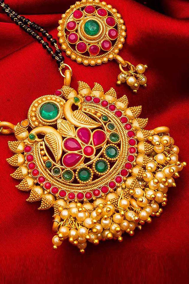 Shop Alloy Mangalsutra For Women's Set in Gold At KarmaPlace