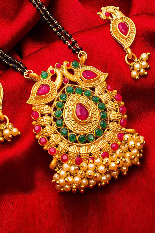 Shop Alloy Mangalsutra For Women's Set in Gold At KarmaPlace