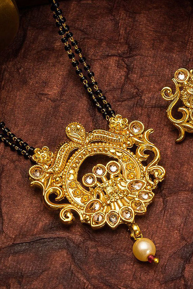 Shop Alloy Mangalsutra For Women's Set in Gold At KarmaPlace