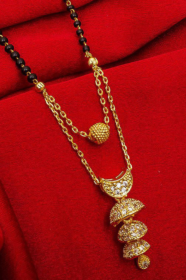 Buy Women's Alloy Mangalsutra in Gold At KarmaPlace
