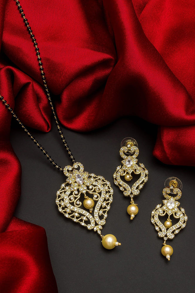 Buy Women's Alloy Mangalsutra Set in Gold
