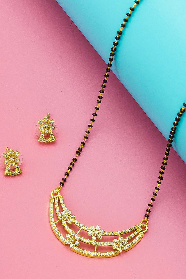 Buy Women's Alloy Mangalsutra Set in Gold