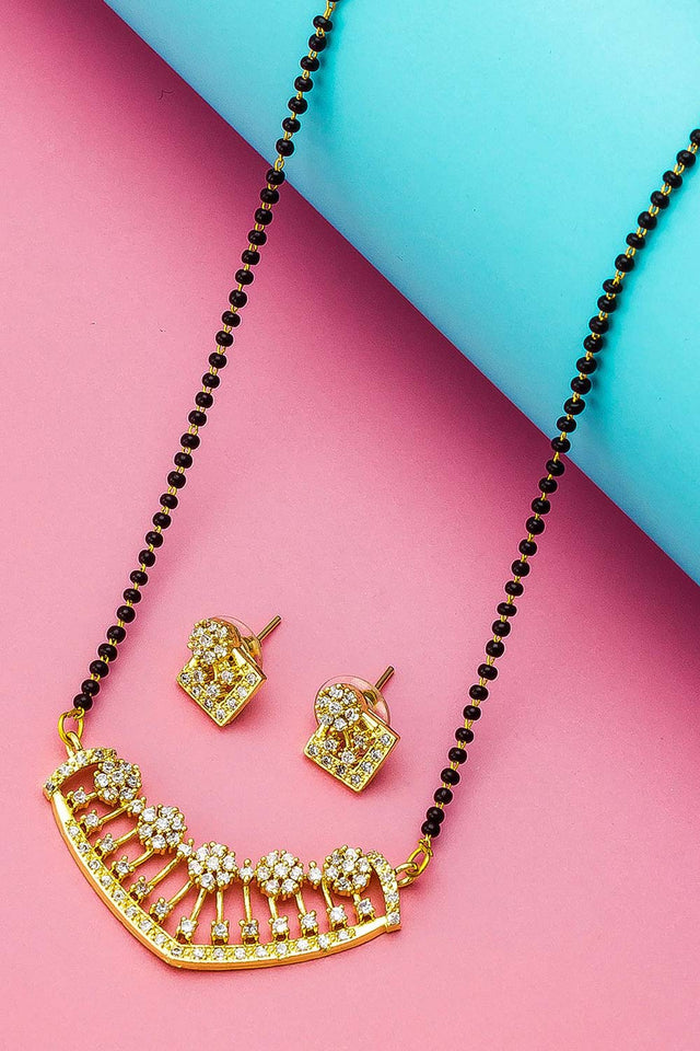 Buy Women's Alloy Mangalsutra Set in Gold