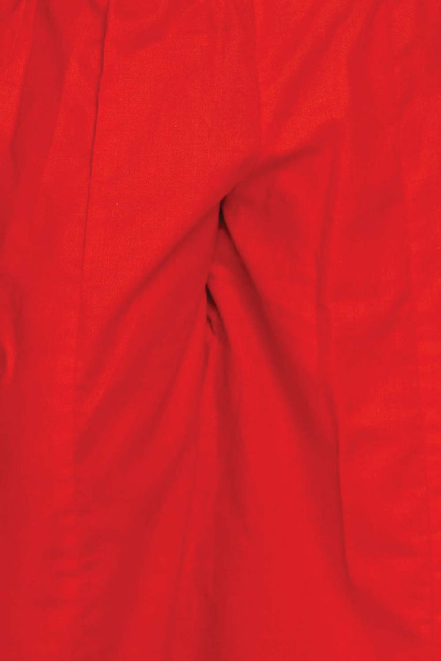 Buy Girl's Yellow And Red Printed Kurta With Palazzos Online - Zoom Out