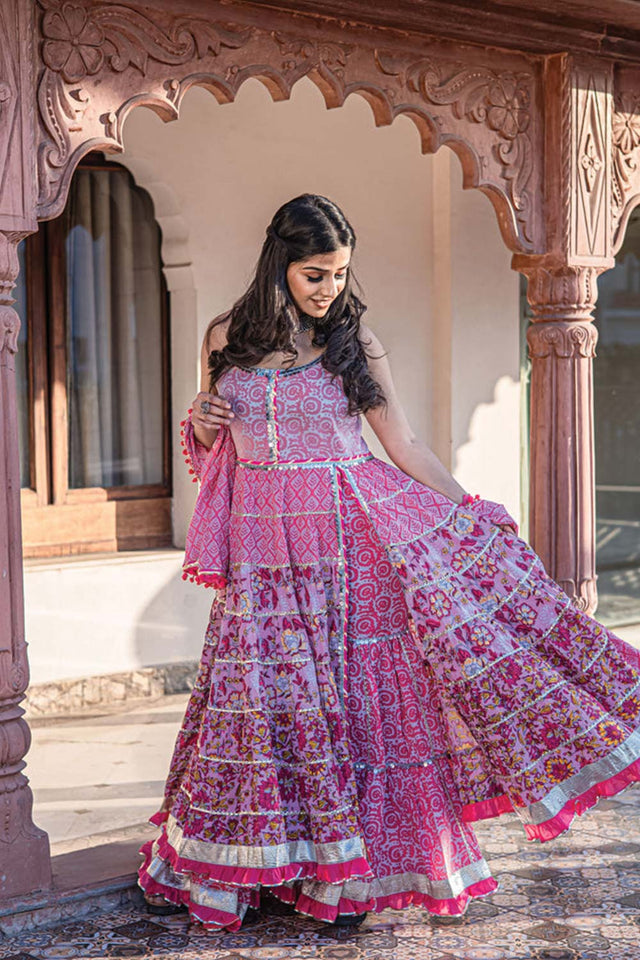 Buy Men's Copper Silk Blend Floral Printed Men's Kurta Pajama Jacket Set Online