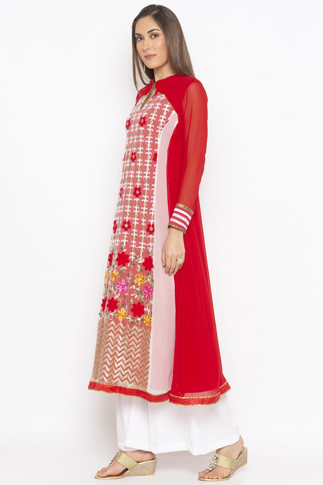 Shop Party Wear A Line Kurtis Online