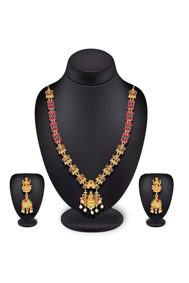 Women's Alloy Necklace Set In Gold