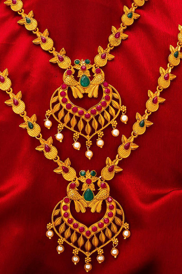 Shop Mazak Necklace For Women's Set in Gold At KarmaPlace