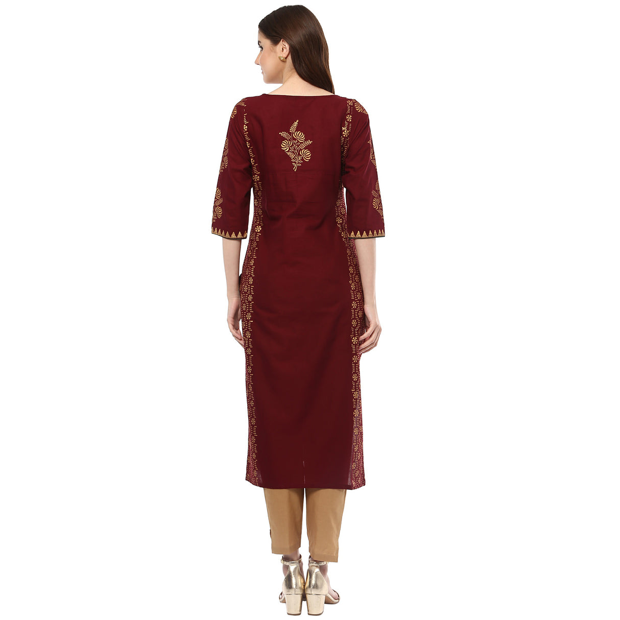 Blended Cotton Printed Kurti