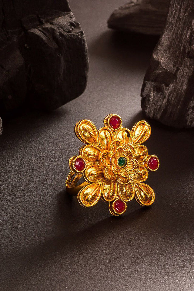 Buy Women's Alloy Ring in Gold Online