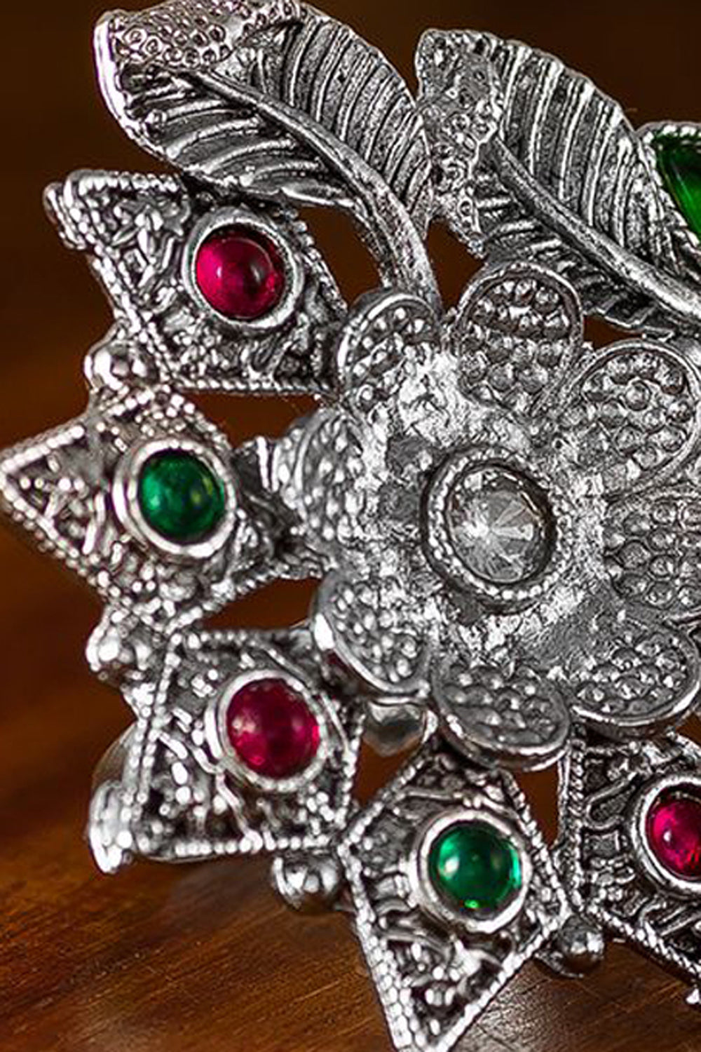 Shop Oxidized Ring For Women's in Silver At KarmaPlace