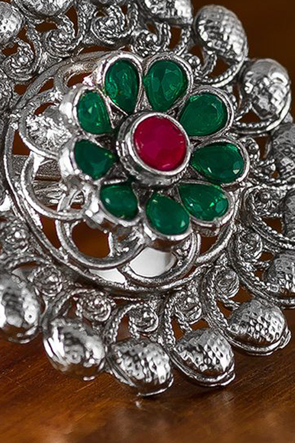 Shop Oxidized Ring For Women's in Silver At KarmaPlace