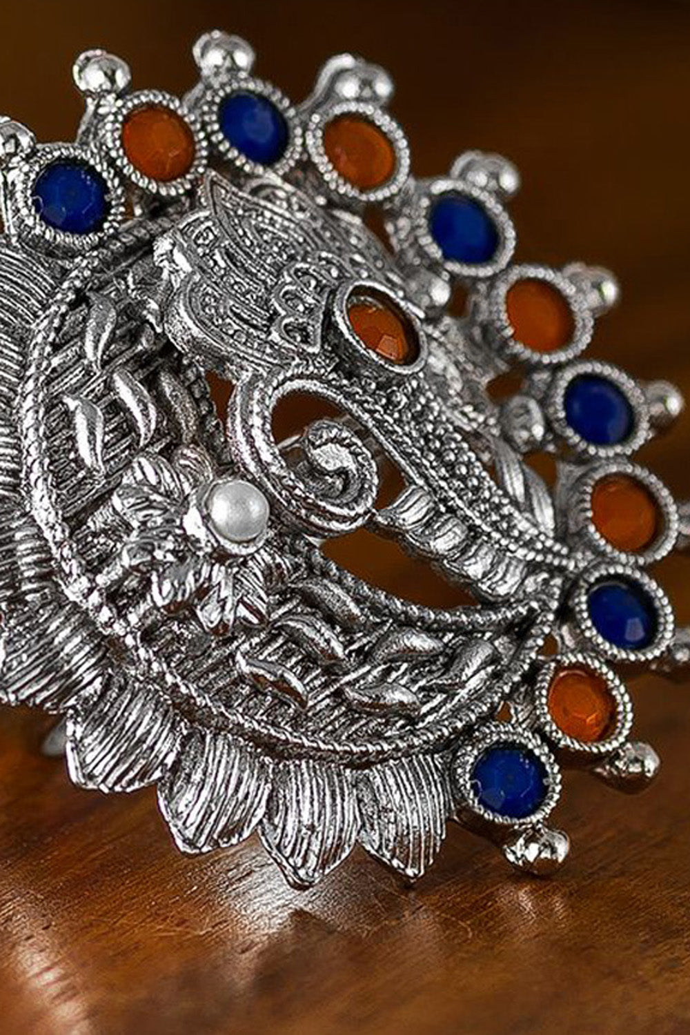 Shop Oxidized Ring For Women's in Silver At KarmaPlace