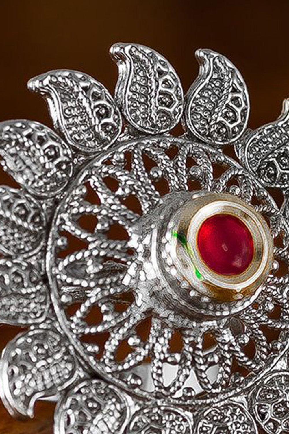 Shop Oxidized Ring For Women's in Silver At KarmaPlace