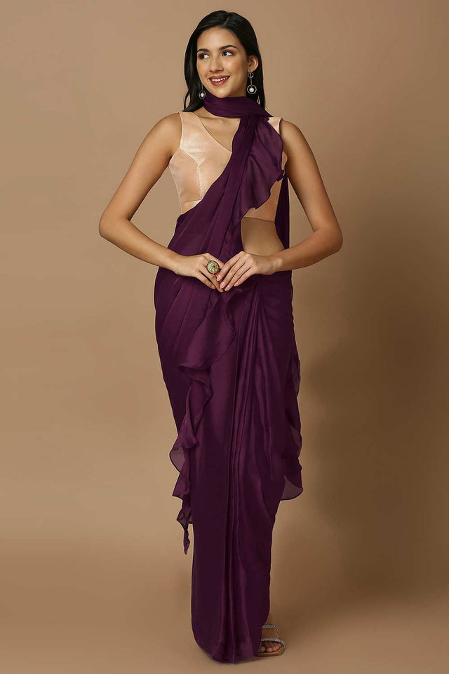 Multi-Color Silk Sleeveless Padded Blouse