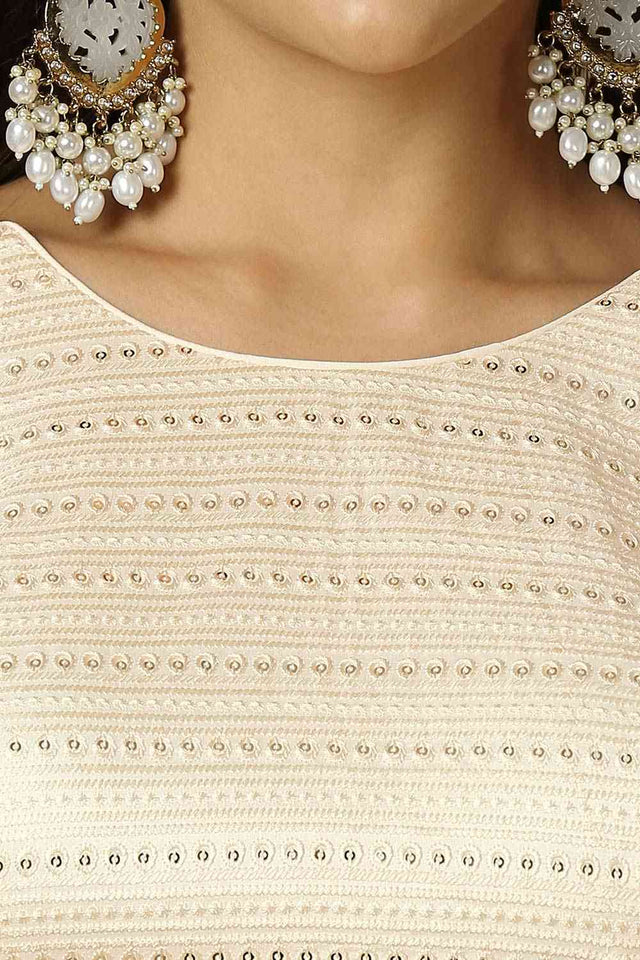 Gold Silk Sleeveless Padded Blouse