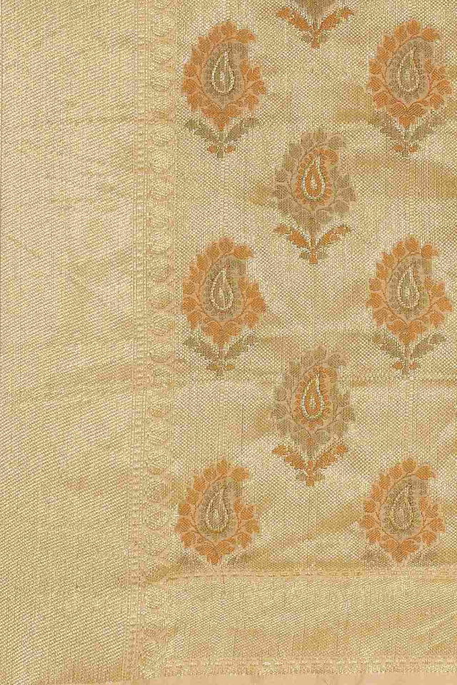 Green Art Silk Block Saree