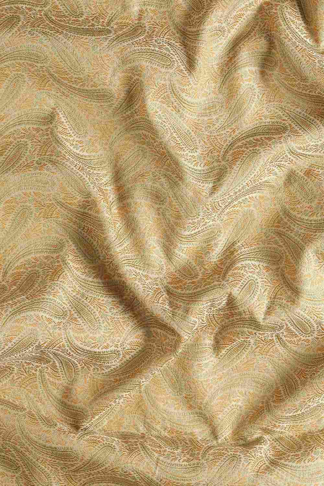 Green Art Silk Block Saree