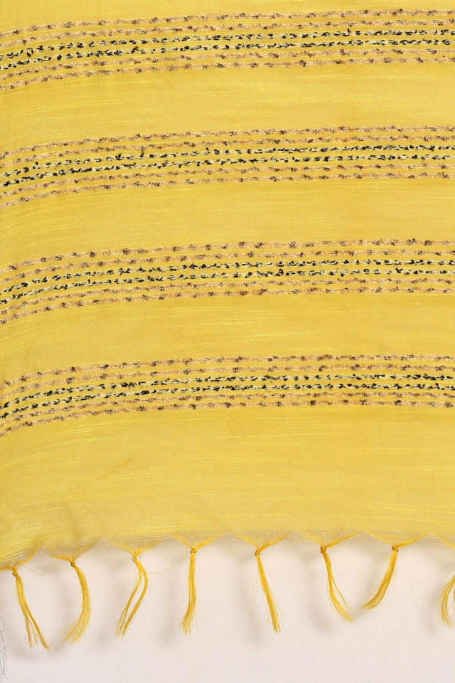 Purple Art Silk Block Saree