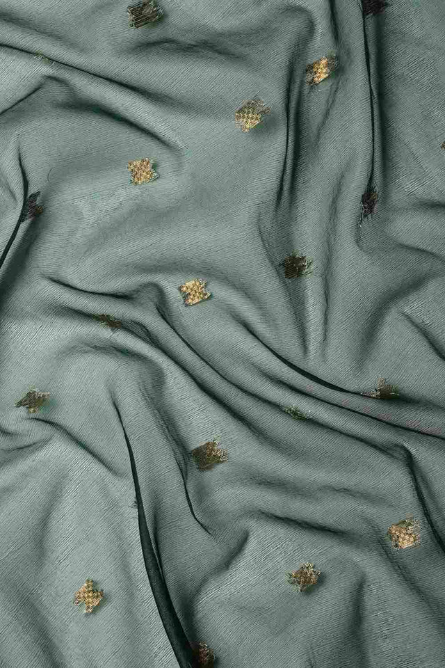 Green Organza Indian Saree