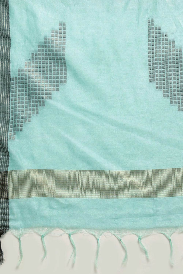 Blue Art Silk Indian Saree