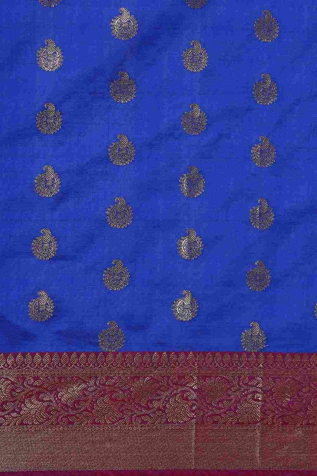 Blue Art Silk Indian Saree