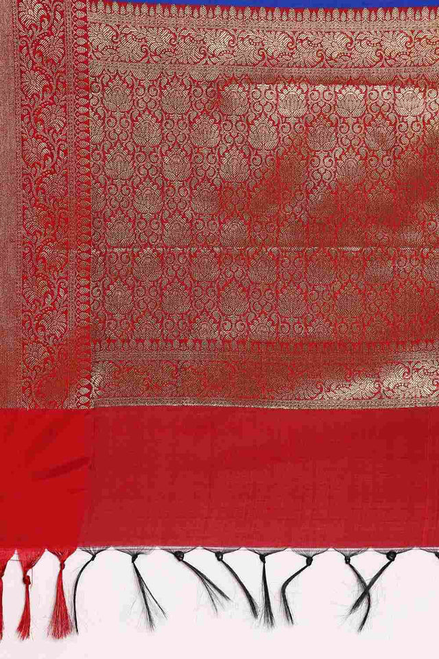 Blue Art Silk Indian Saree