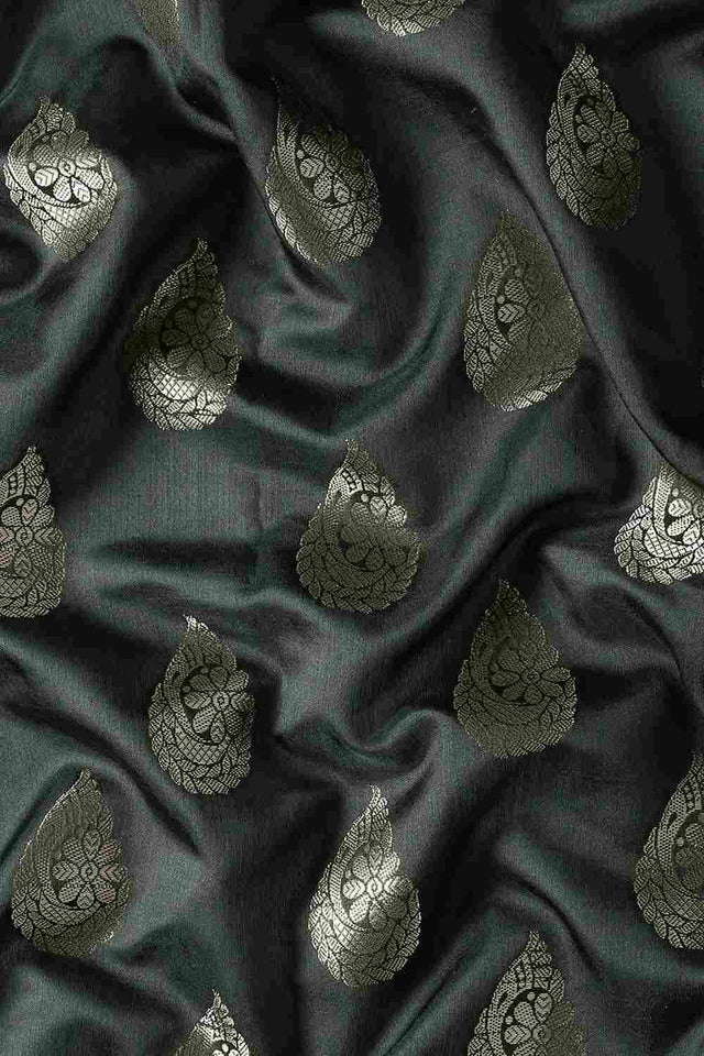 Green Art Silk Block Saree