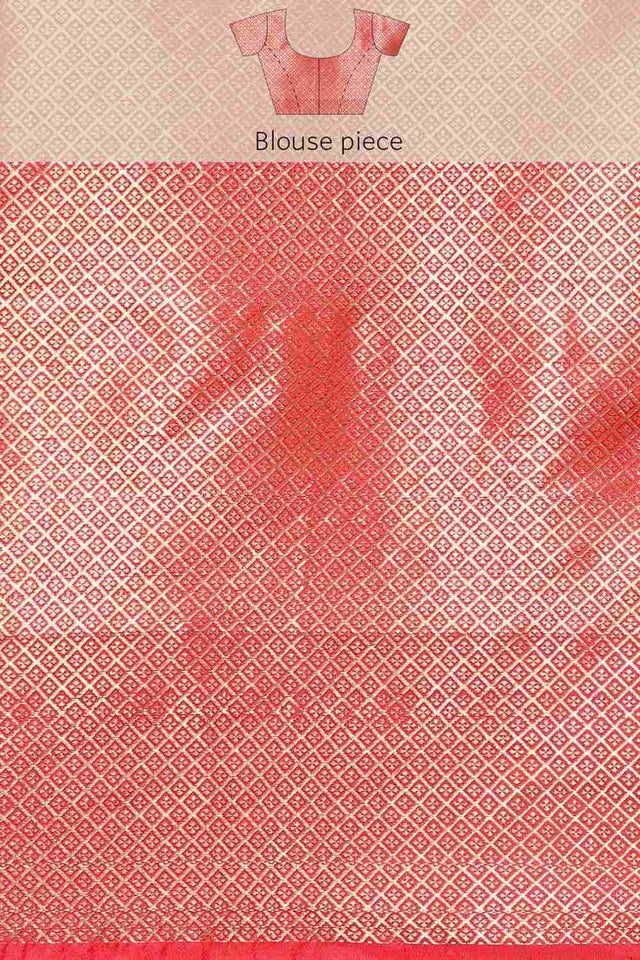 Purple Art Silk Block Saree