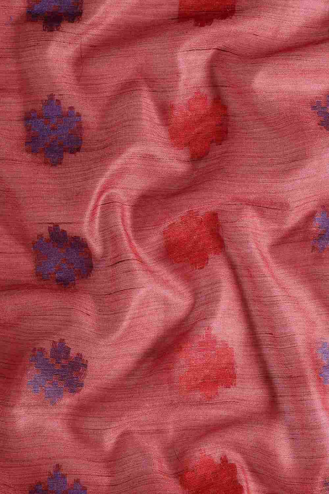 Red Silk Blend Indian Saree