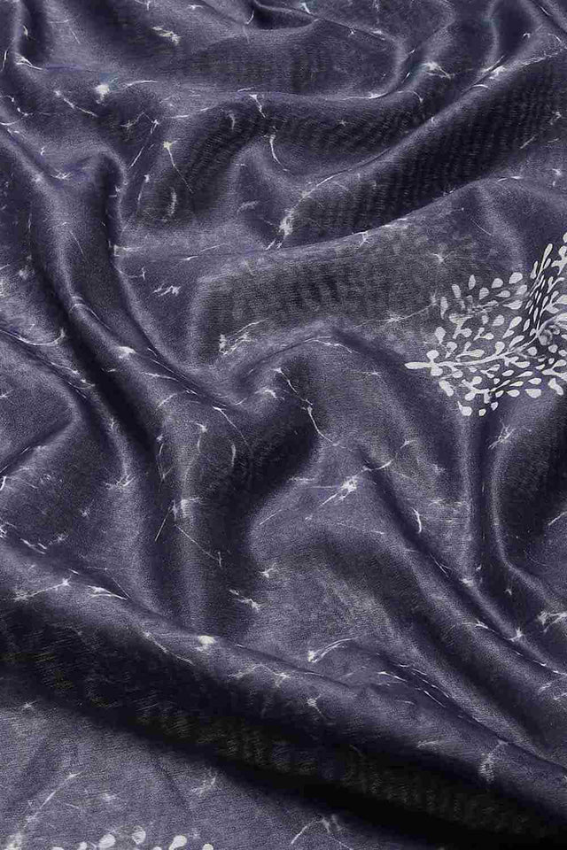 Buy Black Cotton Block Printed Handloom Saree Saree Online