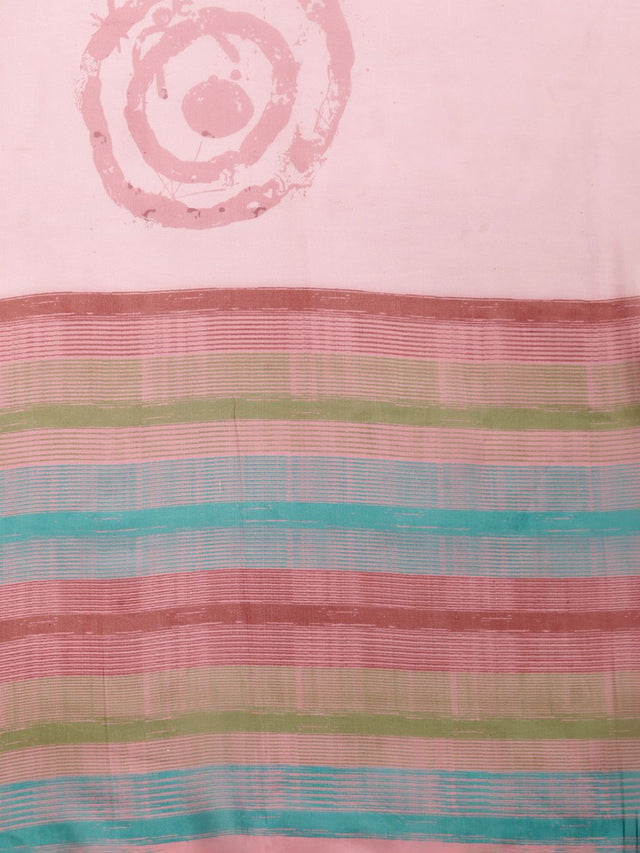 Peach Soft Silk Abstract Saree (SZ-VITI-PE-1946)