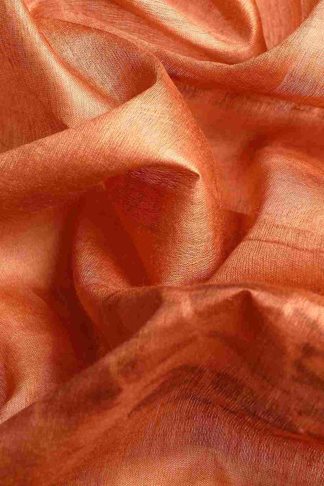 Red Silk Block Saree