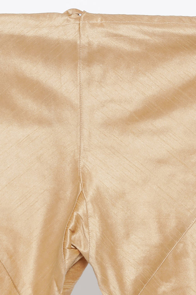 Men's Cotton Blend Indo Western Sherwani Set In Black