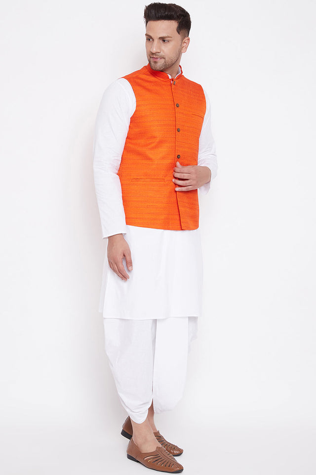 Buy Men's Kurta and Dhoti Set For Wedding Wear