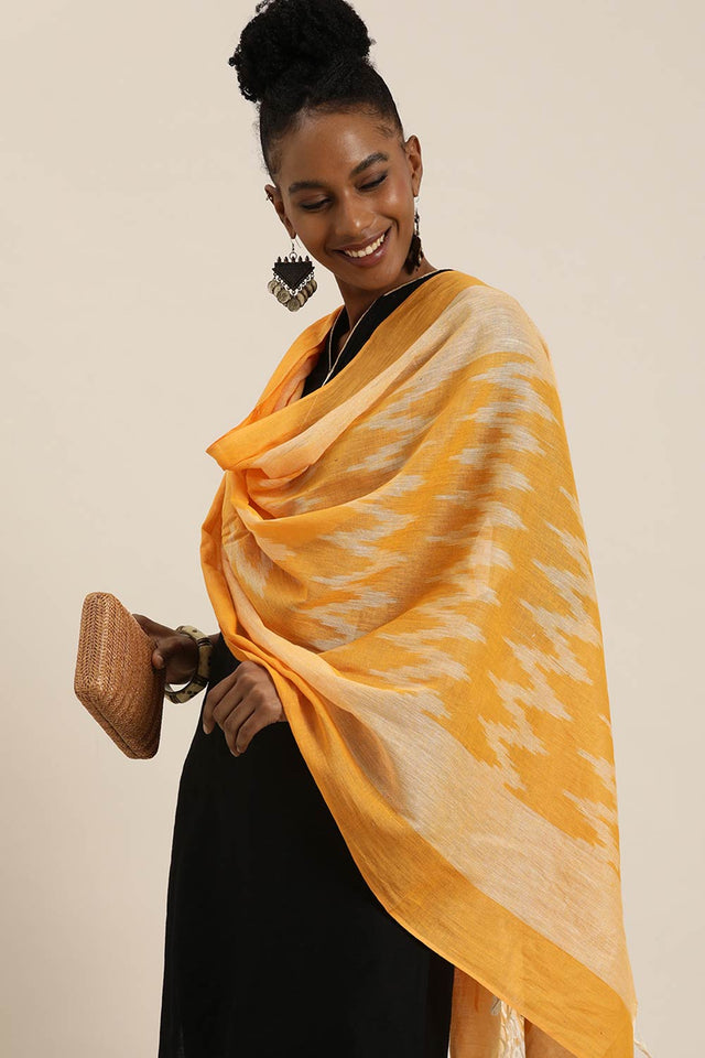Yellow Cotton Dupatta