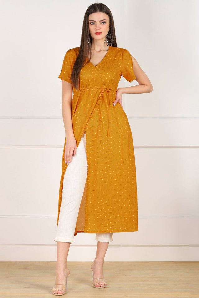 Shop Polyetser Polka Dots Dress Online