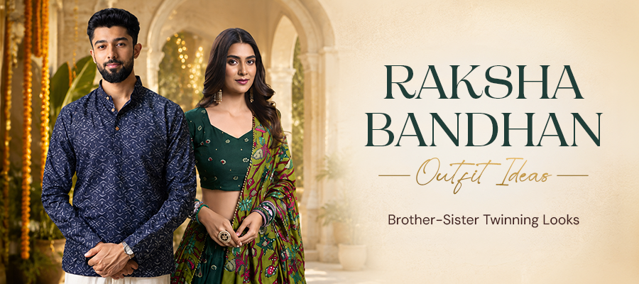 Raksha Bandhan Outfit Ideas for Brother-Sister Twinning